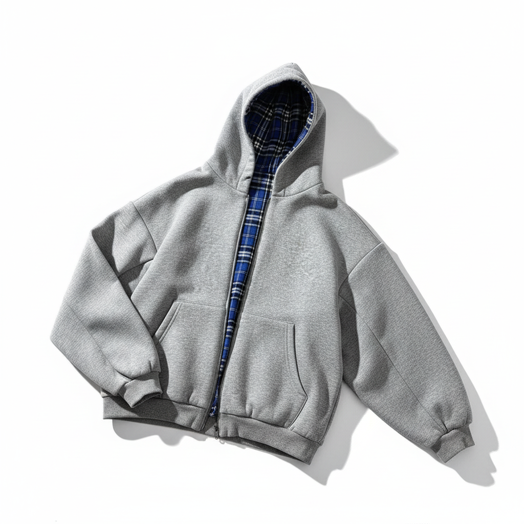 Hoodie Réversible Double Face